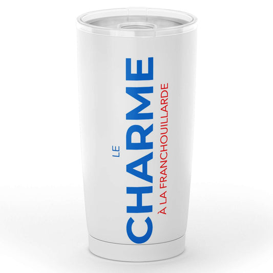 Gobelet le charme à la franchouillarde en acier inoxydable