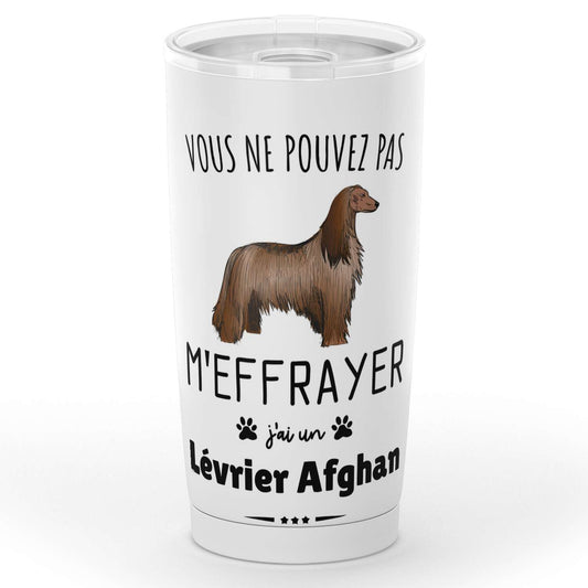 Gobelet Lévrier Afghan en acier inoxydable