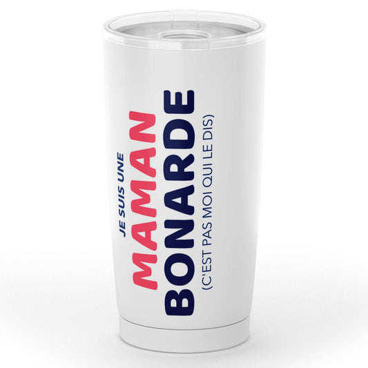 Gobelet maman bonarde en acier inoxydable