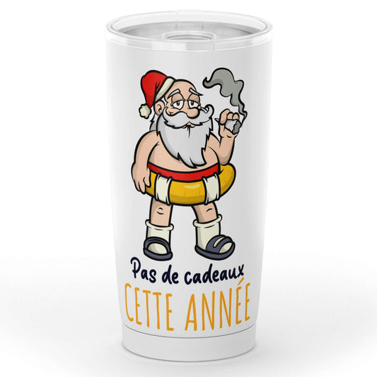 Gobelet père noël en acier inoxydable