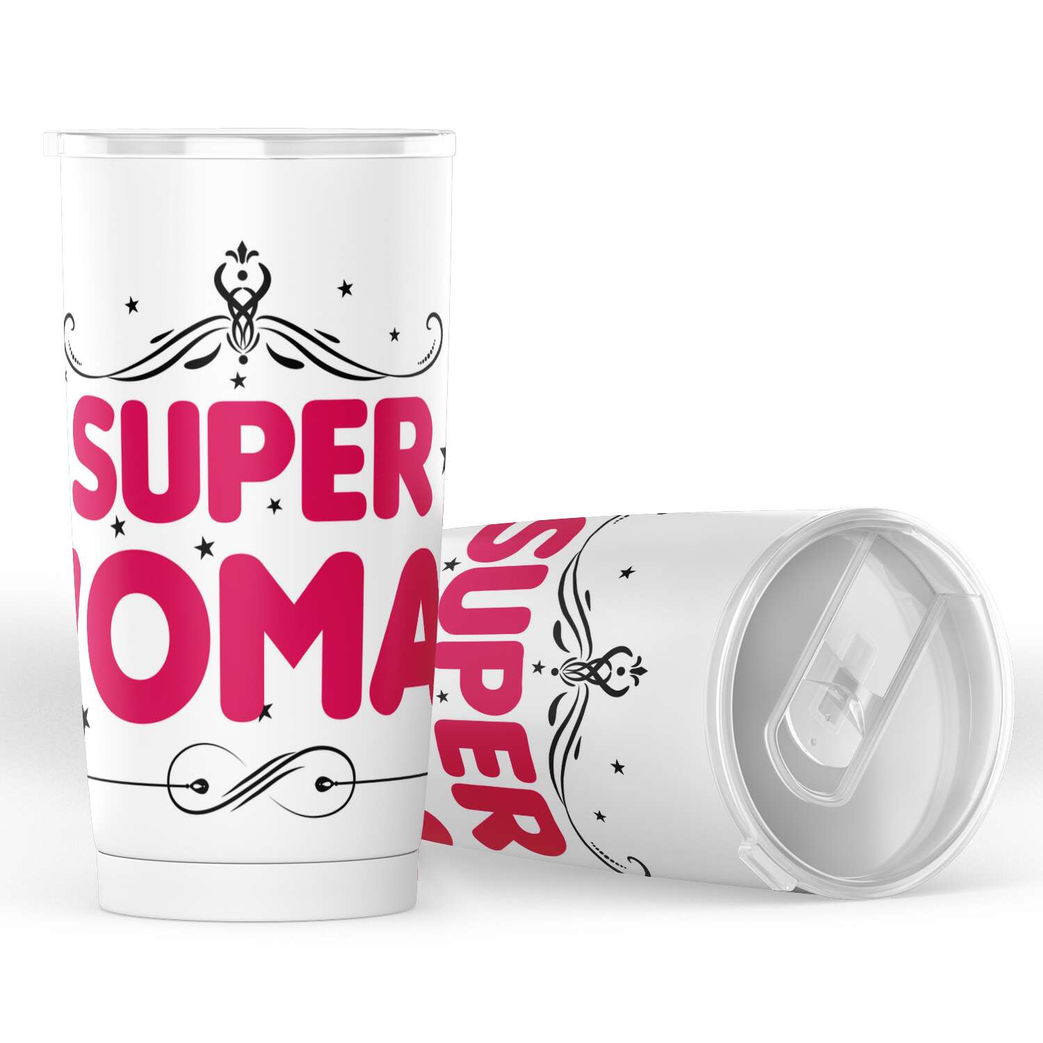 Gobelet superwoman Maman Héroïne en acier inoxydable