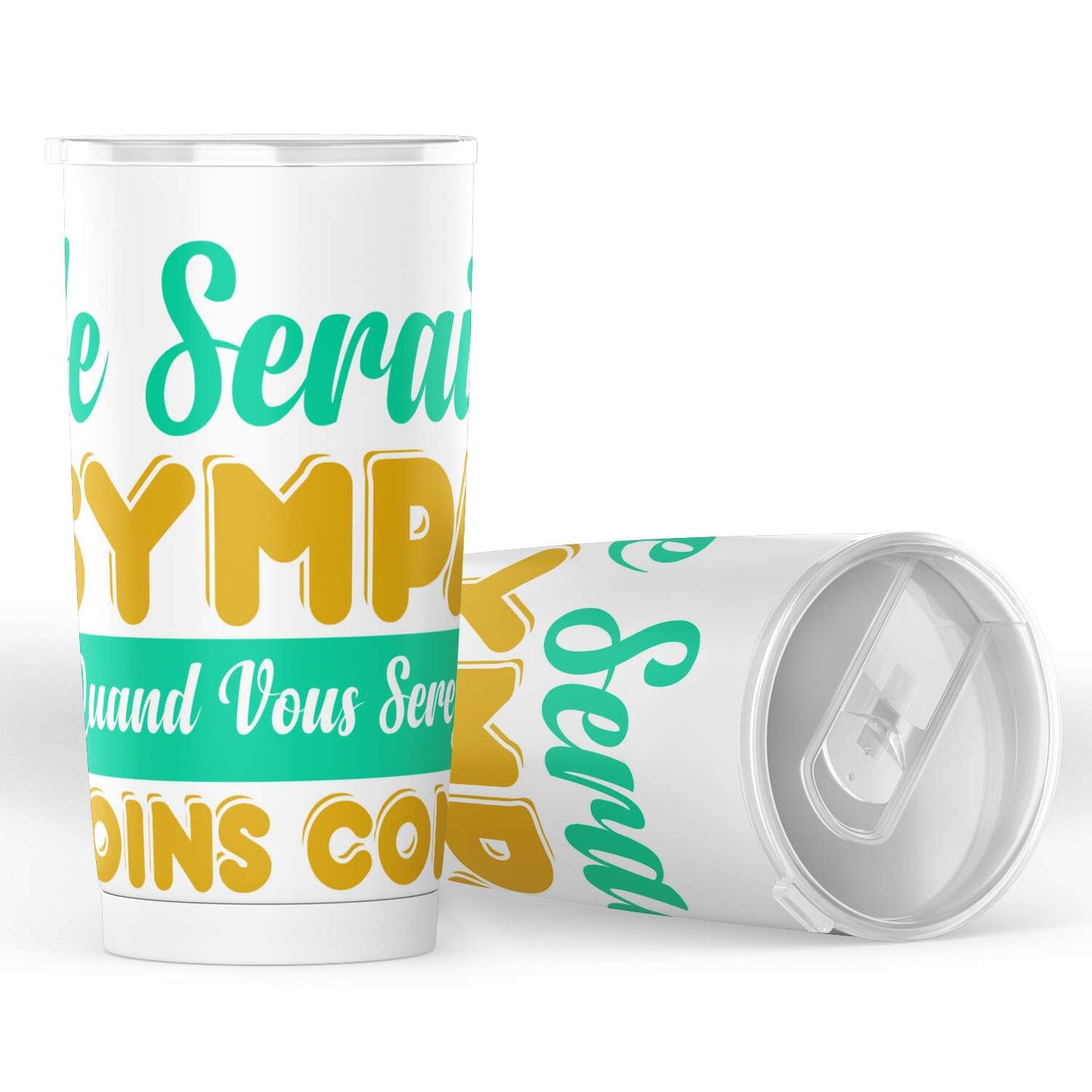 Gobelet sympas moins con en acier inoxydable | Subliminator