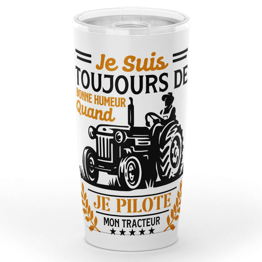 Gobelet tracteur en acier inoxydable