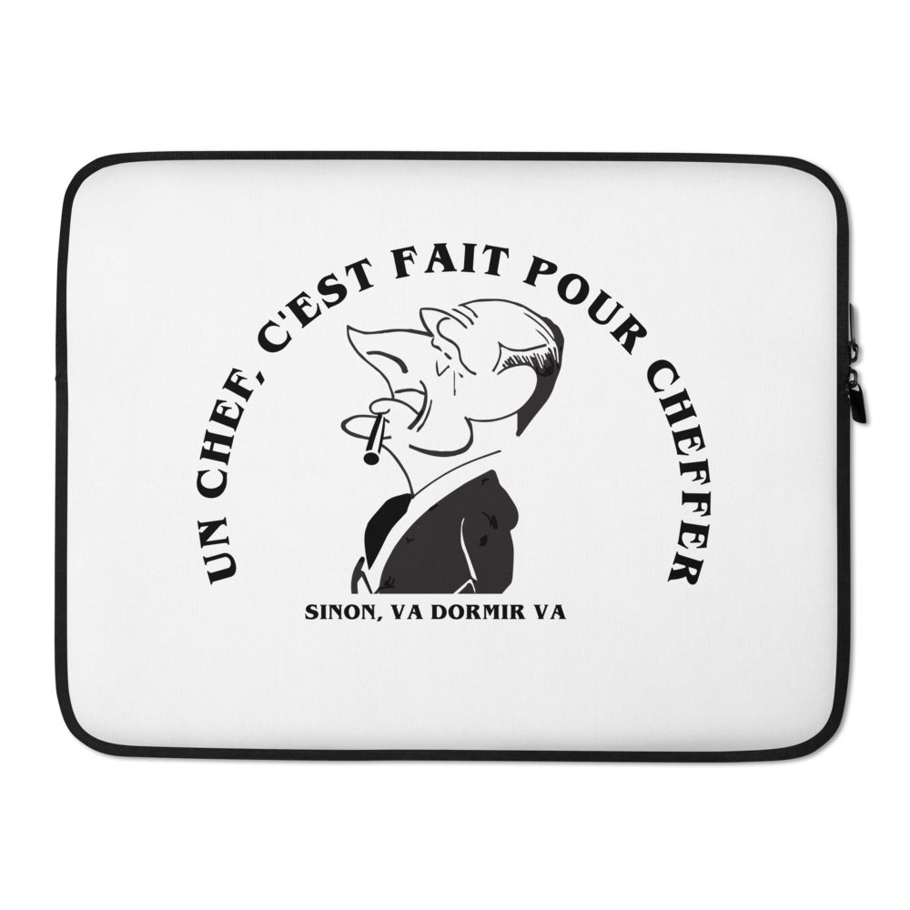 Housse Pour Ordinateur Portable Chirac un chef c'est fait pour cheffer