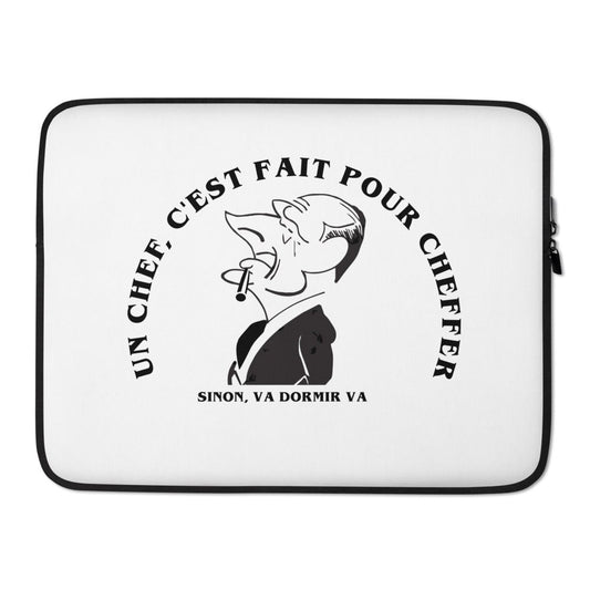 Housse Pour Ordinateur Portable Chirac un chef c'est fait pour cheffer