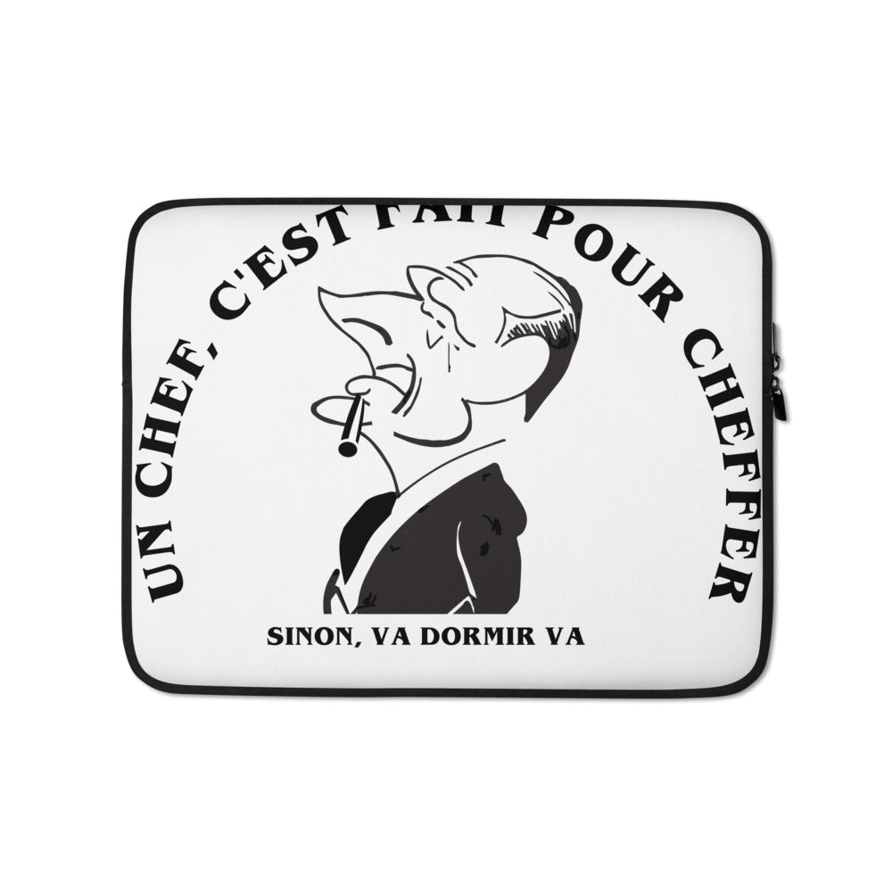 Housse Pour Ordinateur Portable Chirac un chef c'est fait pour cheffer