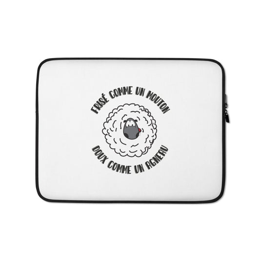 Housse Pour Ordinateur Portable "Frisé comme un moton doux comme un agneau"