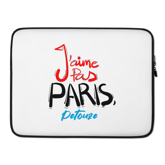 Housse Pour Ordinateur Portable "J'aime pas Paris petouze