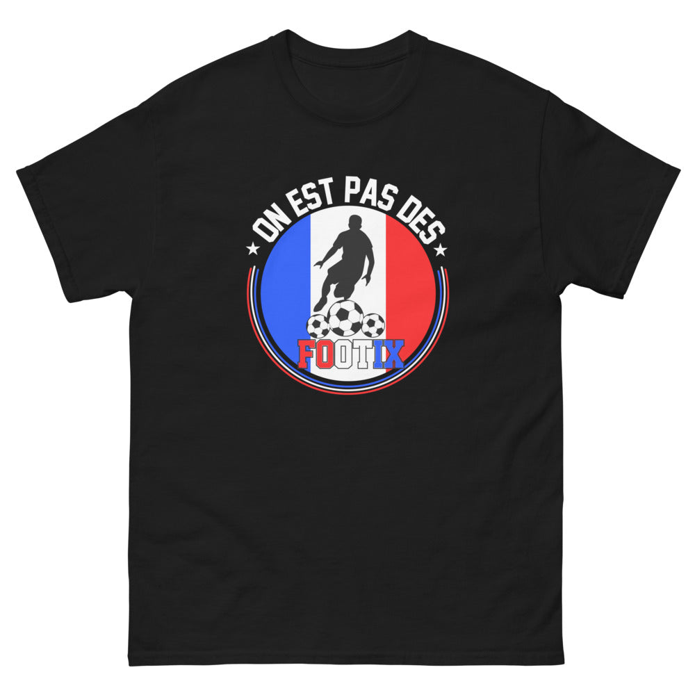 T-shirt Football On est pas des footix
