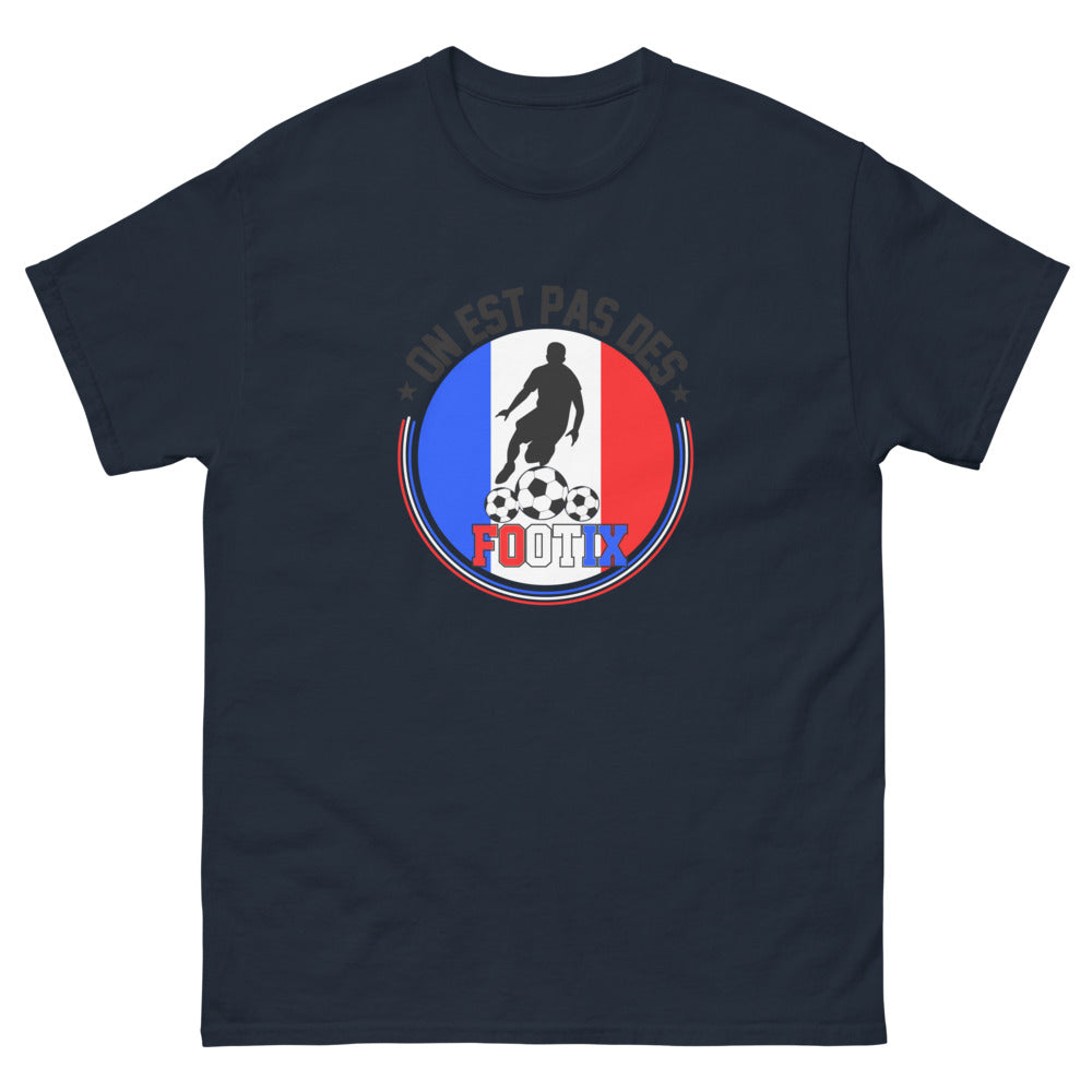 T-shirt Football On est pas des footix