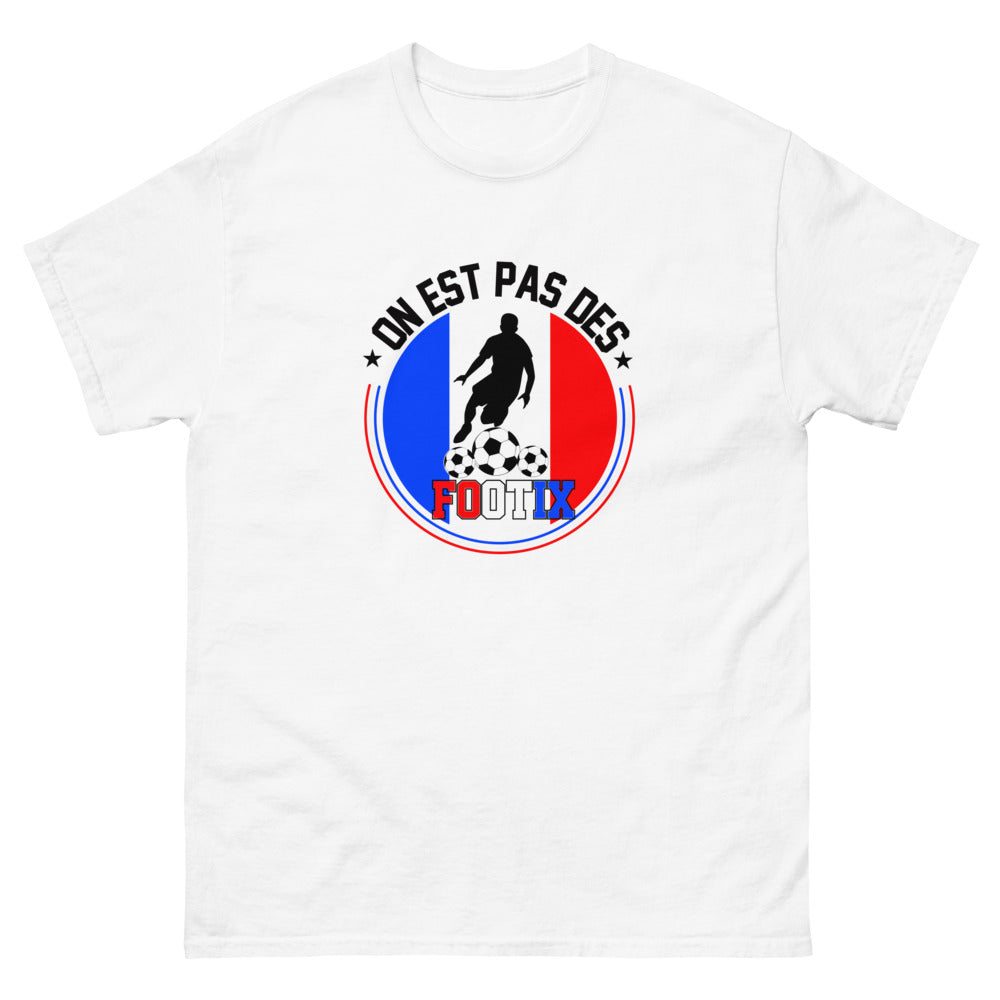 T-shirt Football On est pas des footix
