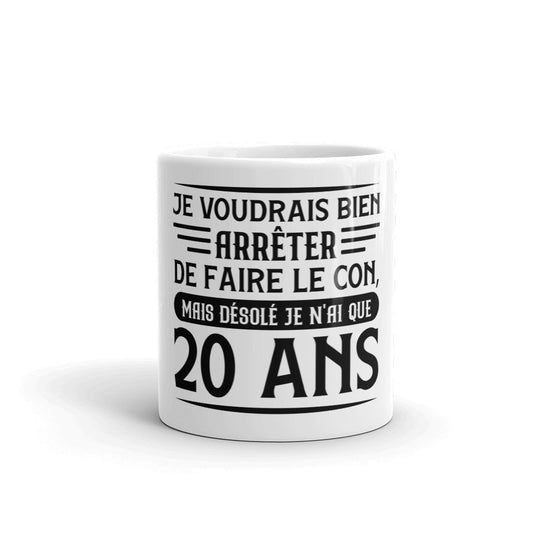 Mug Anniversaire 20 Ans humour