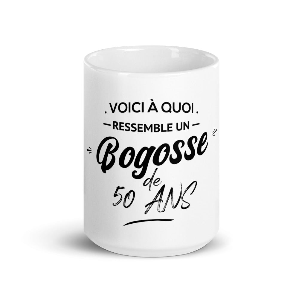 Mug anniversaire 50 ans bogosse 50 ans cadeau humour