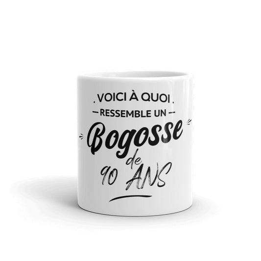 Mug anniversaire 90 ans bogosse 90 ans cadeau humour