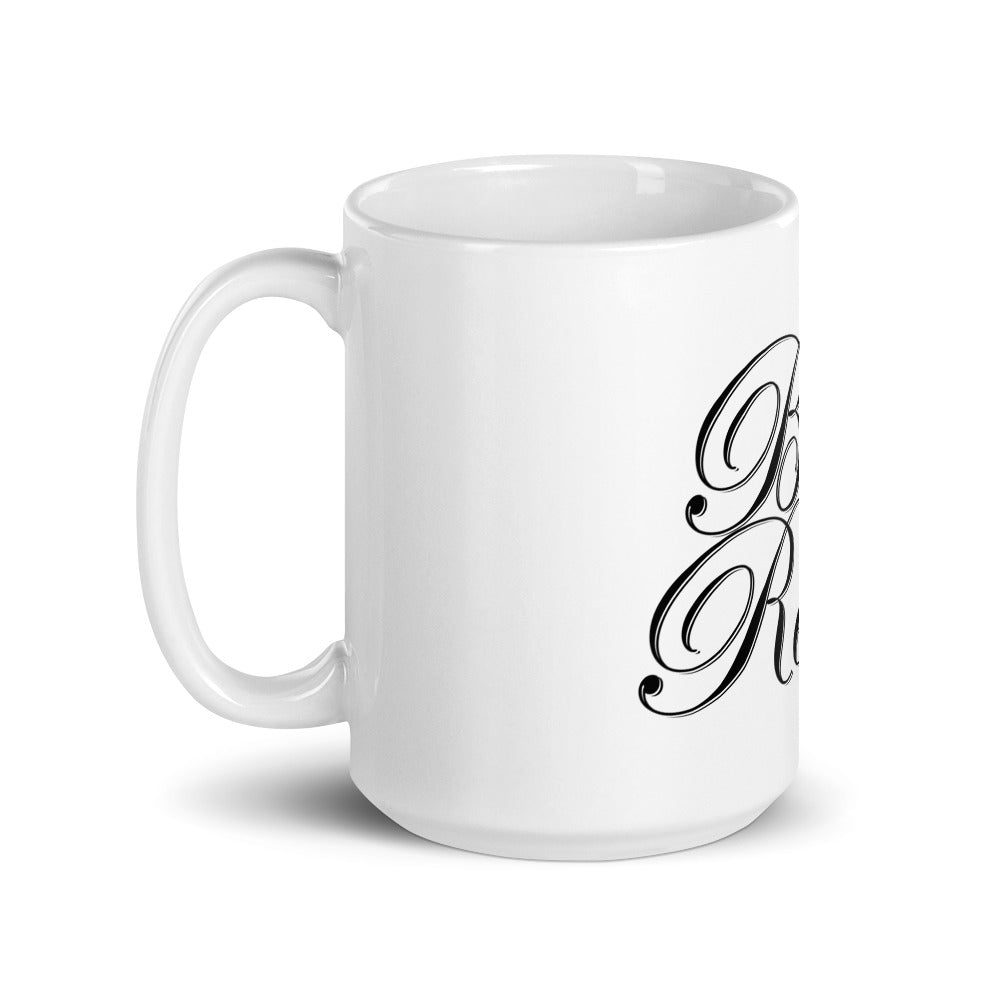 Mug Blanc Brillant "Belle & Rebelle"