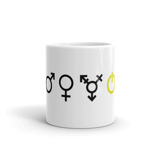 Mug Blanc Brillant "Genre de GEEK"