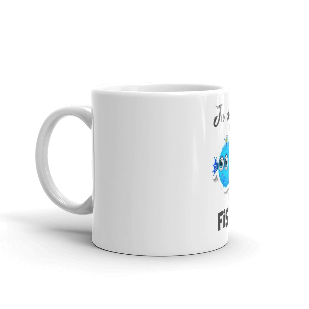 Mug Blanc Brillant "Je m'en fish"