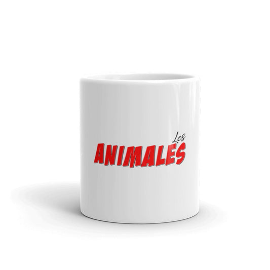 Mug Blanc Brillant "Les animales"