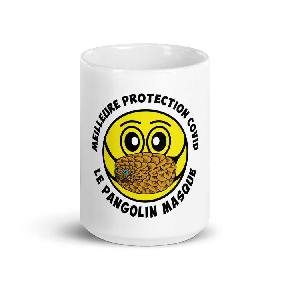 Mug Blanc Brillant "Meilleure protecton covid"