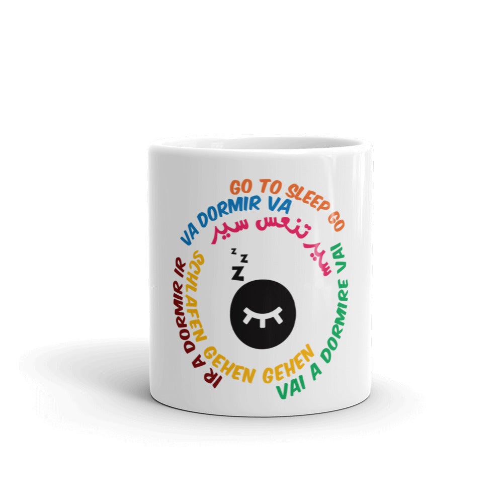 Mug Blanc Brillant "vadormirva, go to sleep go.."