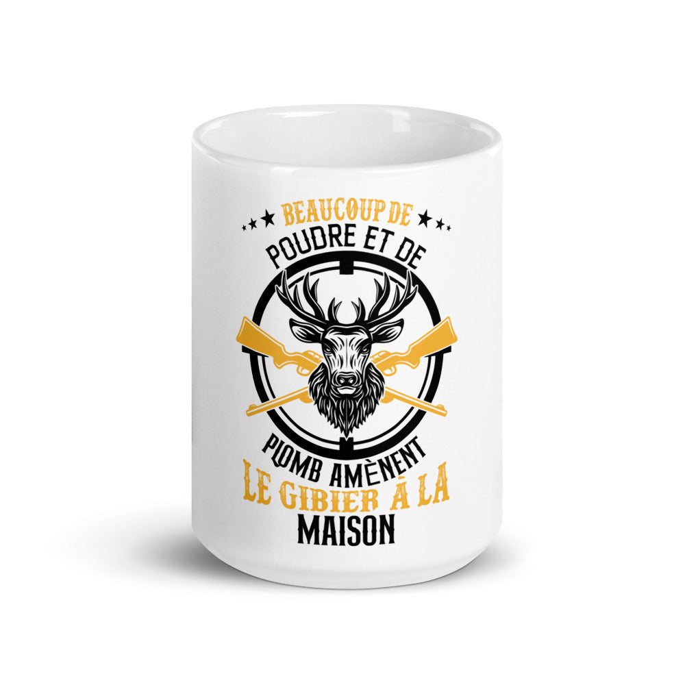 Mug chasse beaucoup de Poudre et de Plomb amène le Gibier à la maison