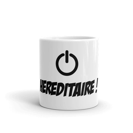 Mug "Geek Hereditaire" Blanc Brillant