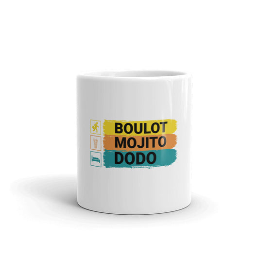 Mug Mojito Phrases Drôles Boulot Mojito Dodo