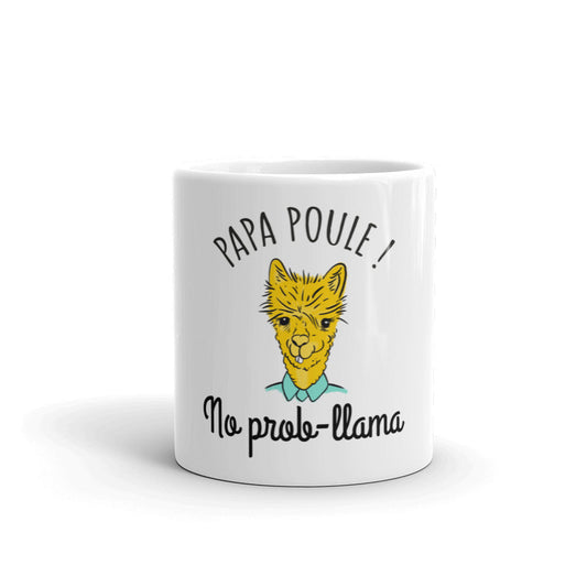 Mug papa poule no prob llama