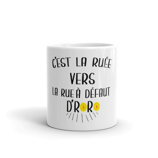 Mug rap français LA RUE À DÉFAUT D’RORO