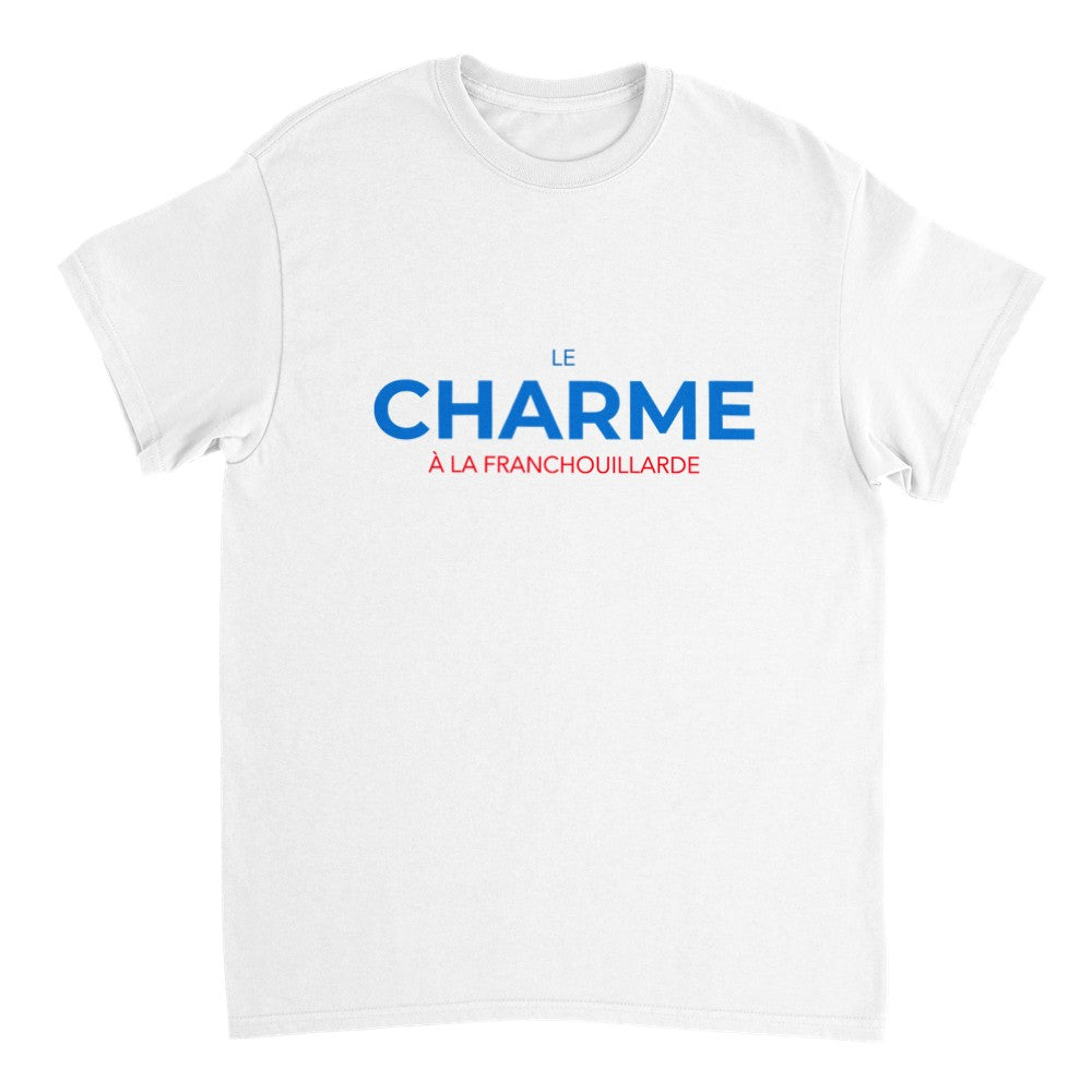 T-shirt Charme à la Française, Expression charmante, Design original, Vêtement lifestyle