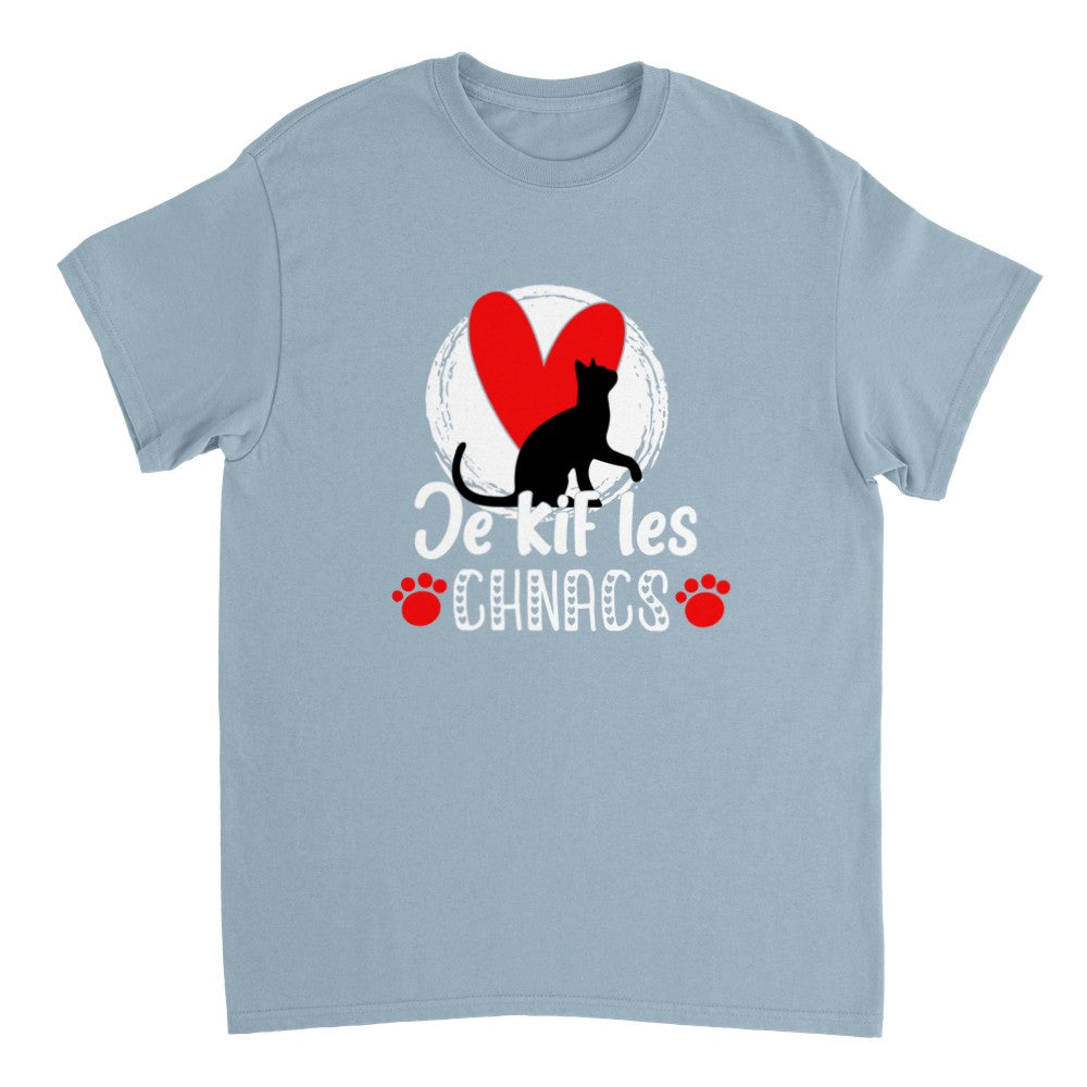T-shirt je kif les chats