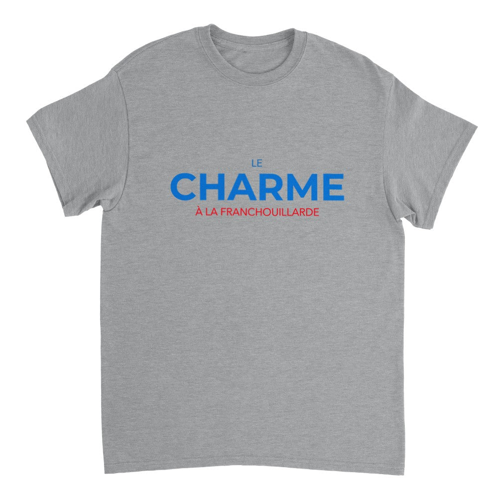 T-shirt Charme à la Française, Expression charmante, Design original, Vêtement lifestyle