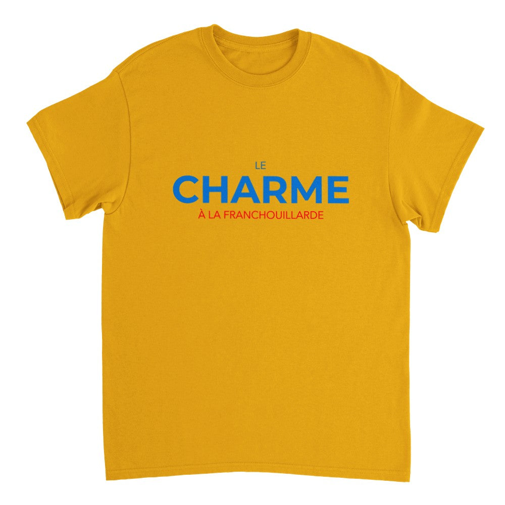 T-shirt Charme à la Française, Expression charmante, Design original, Vêtement lifestyle