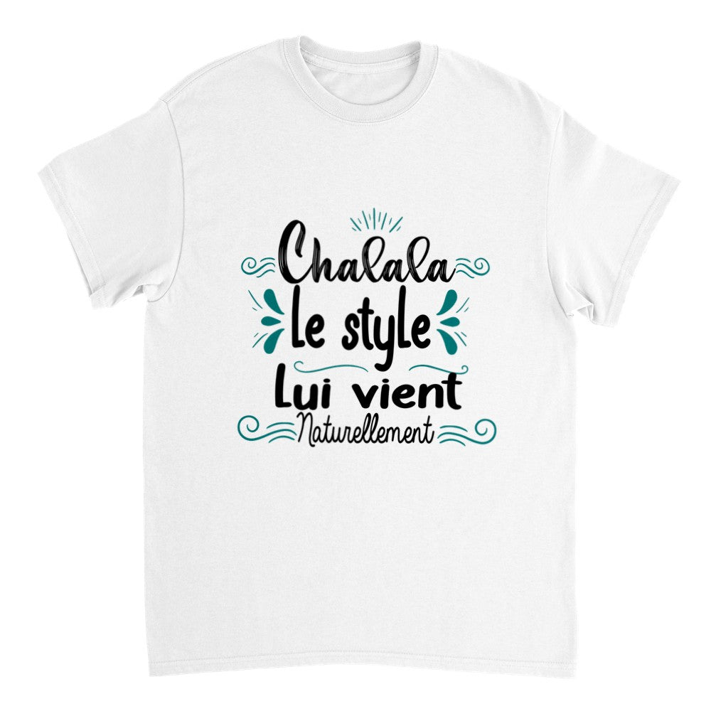 T-shirt Chalala style, réplique humoristique, décontracté, T-shirt avec message drôle