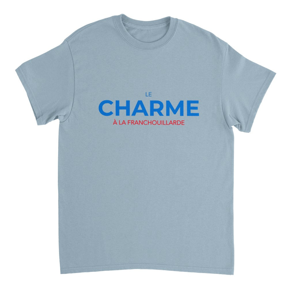 T-shirt Charme à la Française, Expression charmante, Design original, Vêtement lifestyle