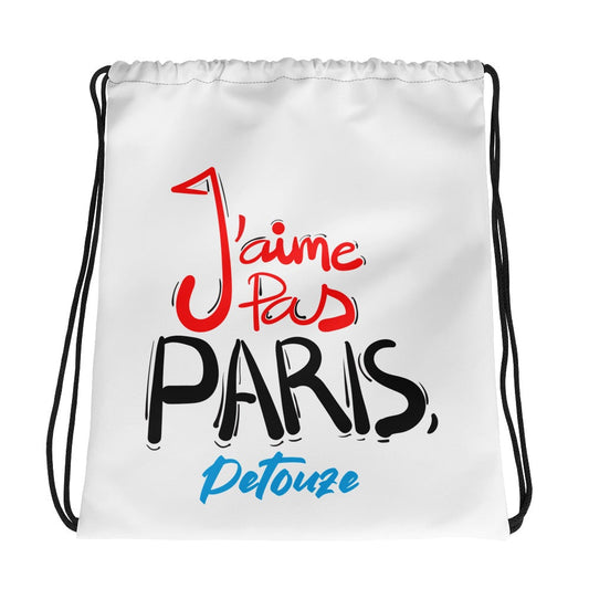 Sac à cordon "J'aime Paris petouze"