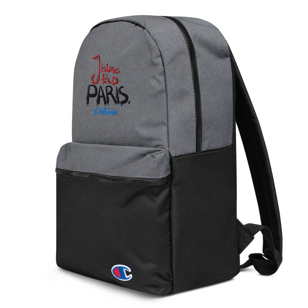 Sac à dos Champion Brodé "J'aime paris petouze"