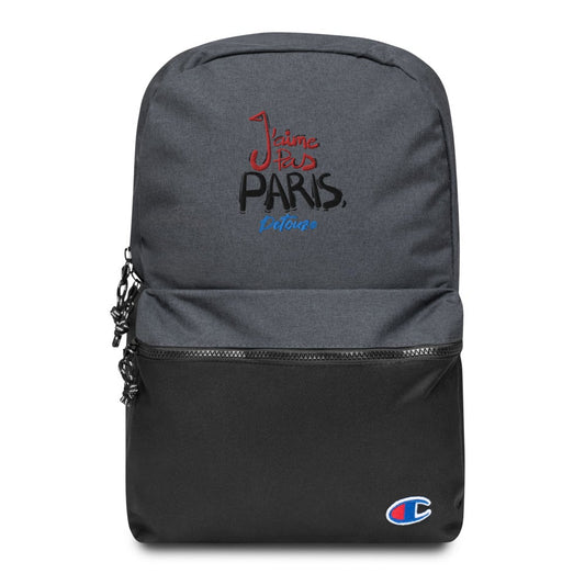Sac à dos Champion Brodé "J'aime paris petouze"