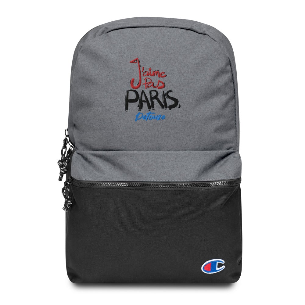 Sac à dos Champion Brodé "J'aime paris petouze"