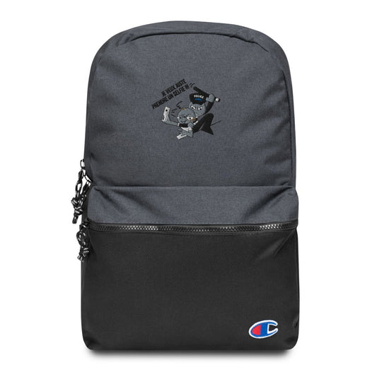Sac à dos Champion Brodé "Je veux juste prendre un selfie"