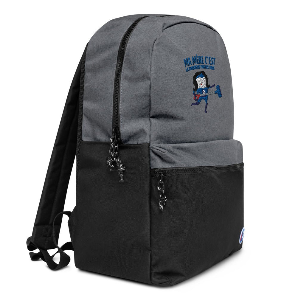 Sac à dos Champion Brodé "Ma mère c'est la cinquieme fantastique"