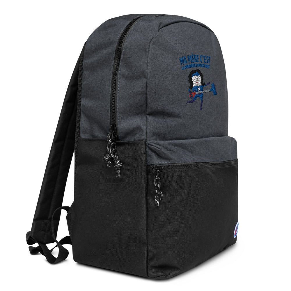 Sac à dos Champion Brodé "Ma mère c'est la cinquieme fantastique"
