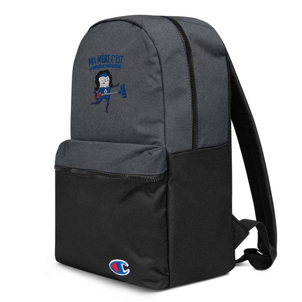 Sac à dos Champion Brodé "Ma mère c'est la cinquieme fantastique"
