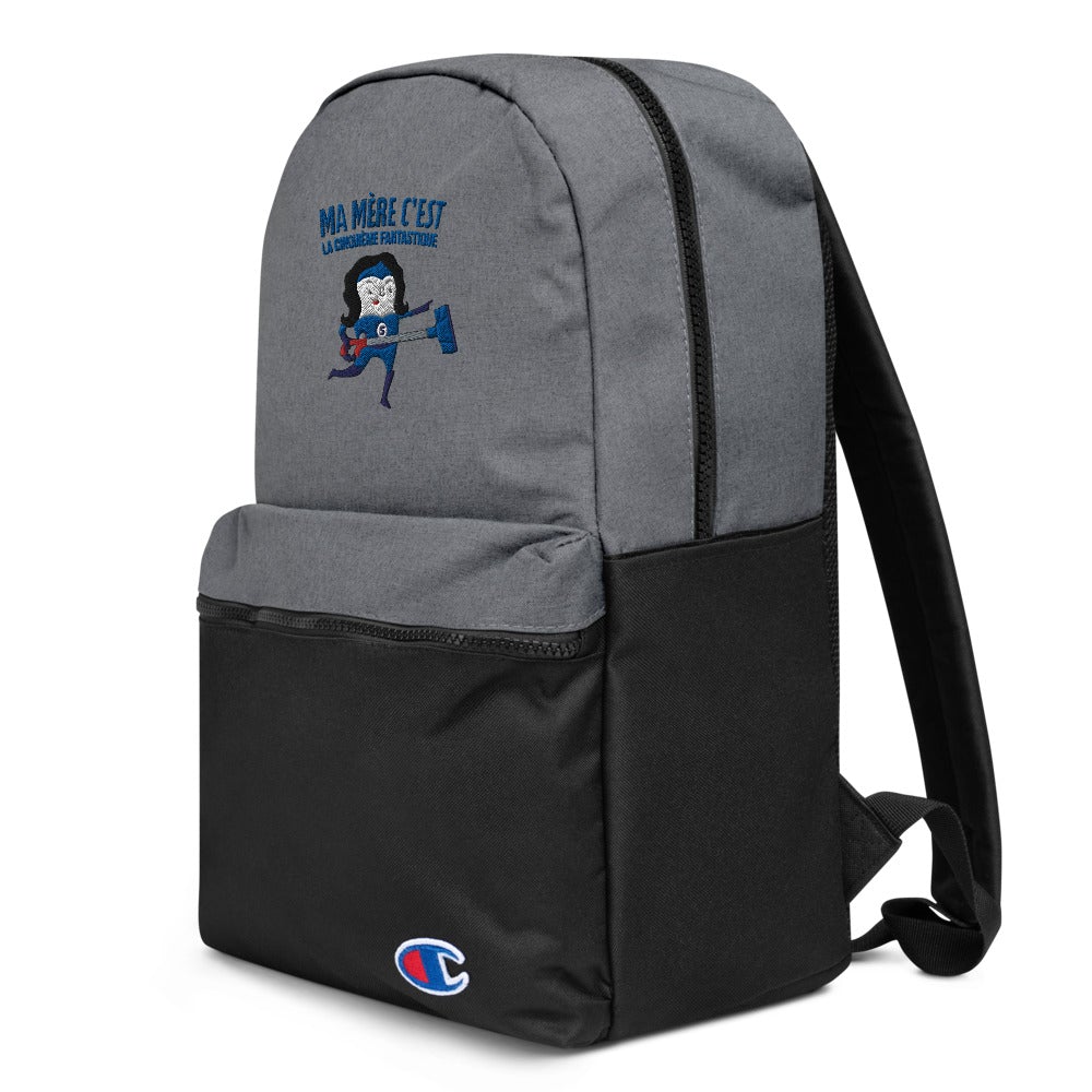 Sac à dos Champion Brodé "Ma mère c'est la cinquieme fantastique"