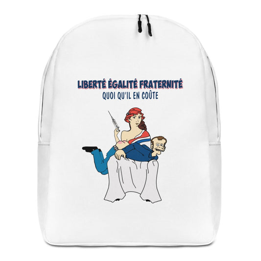 Sac à dos minimaliste Marianne quoi qu'il en coûte