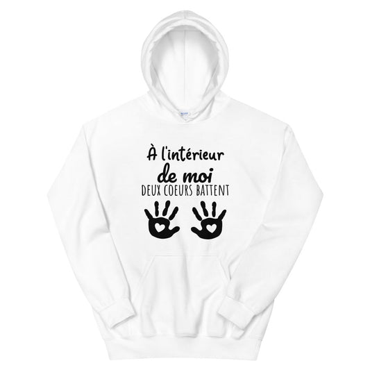 Sweat à capuche annonce grossesse femme