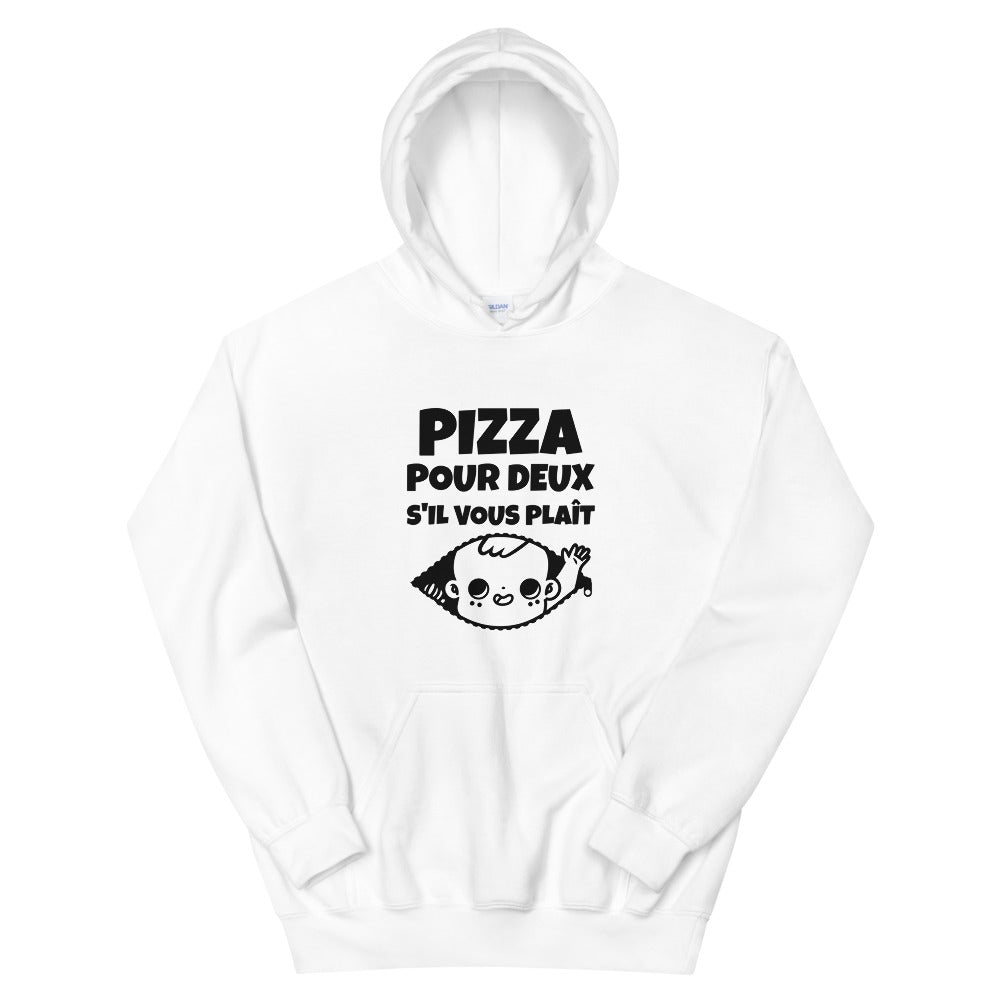 Sweat à capuche annonce grossesse Unisexe à Col Rond