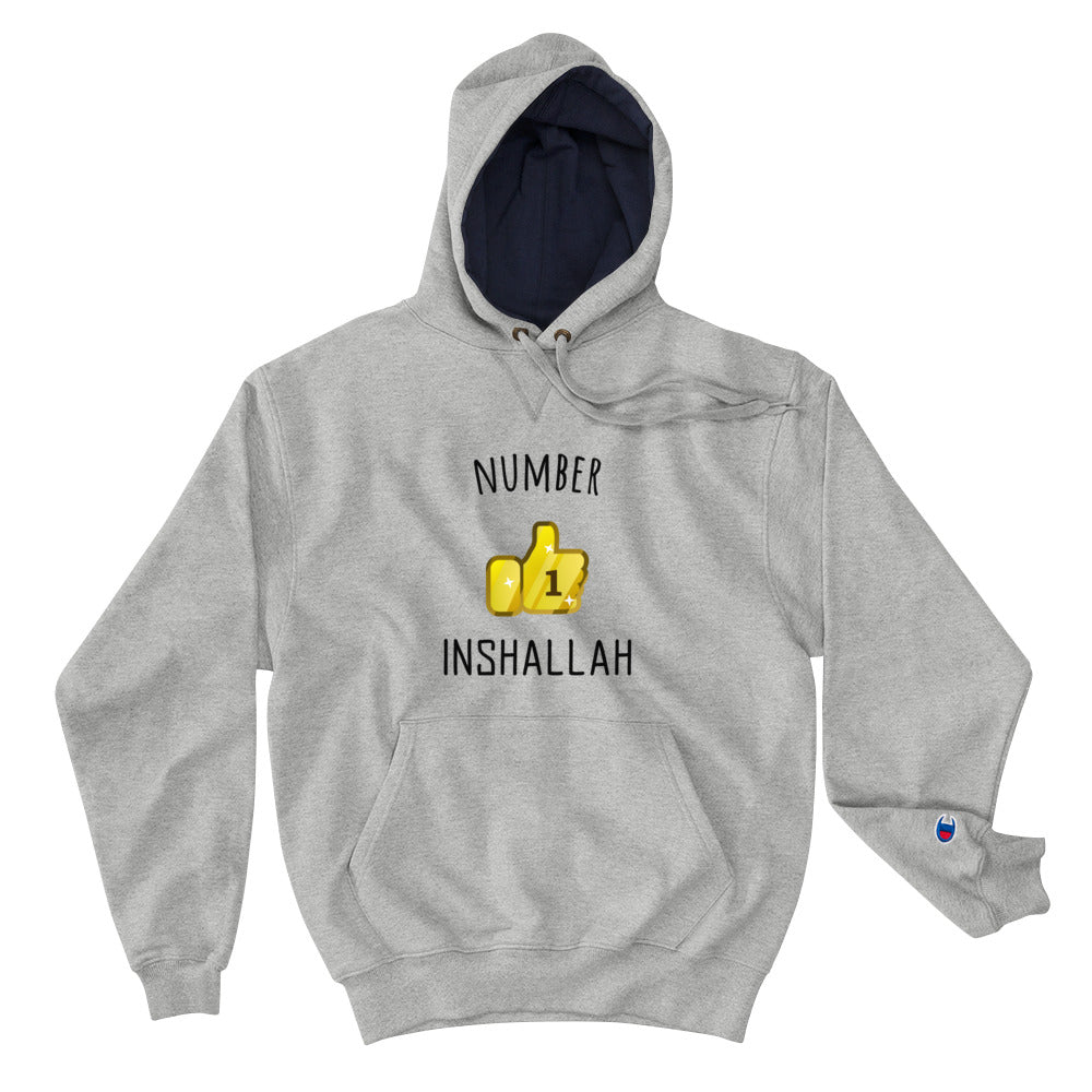 Sweat à Capuche Champion Number one inshaAllah | 
