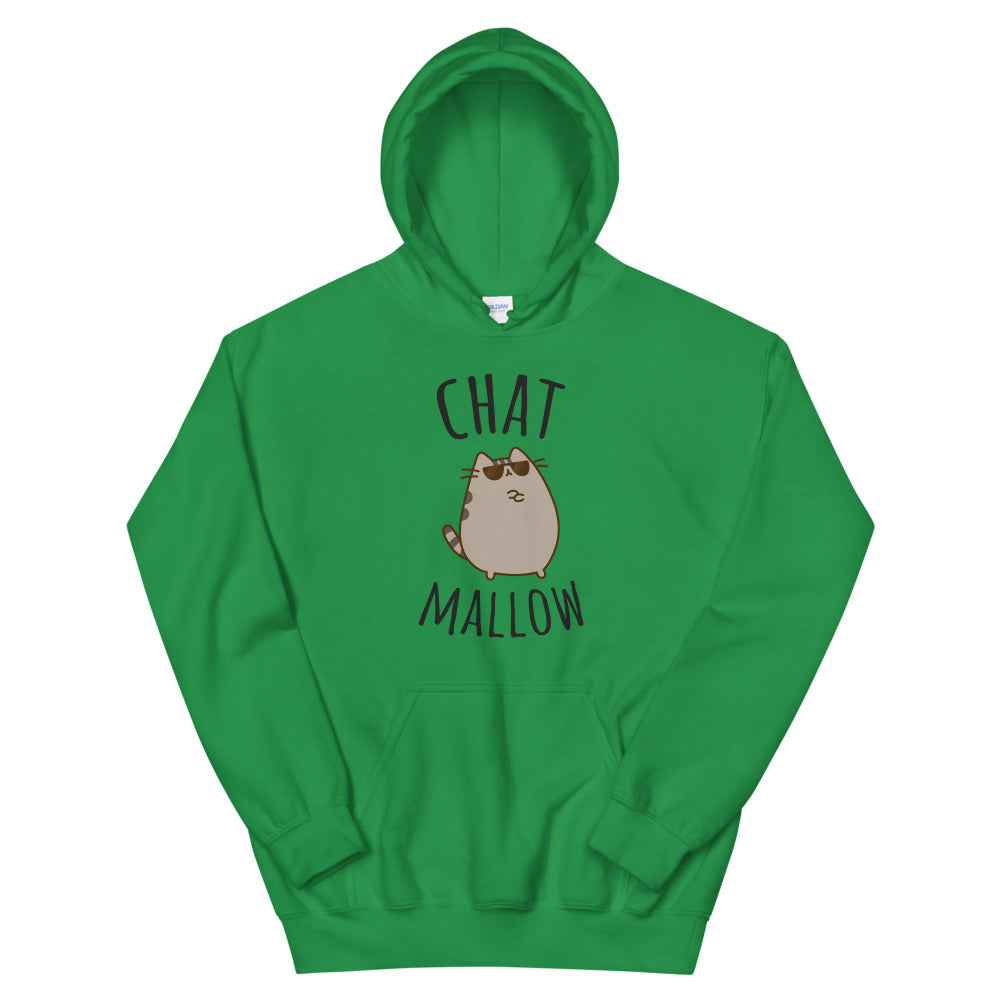 Sweat à capuche chat mallow