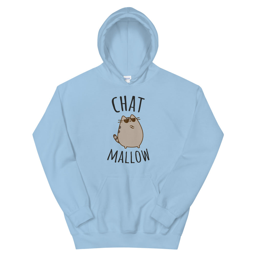 Sweat à capuche chat mallow